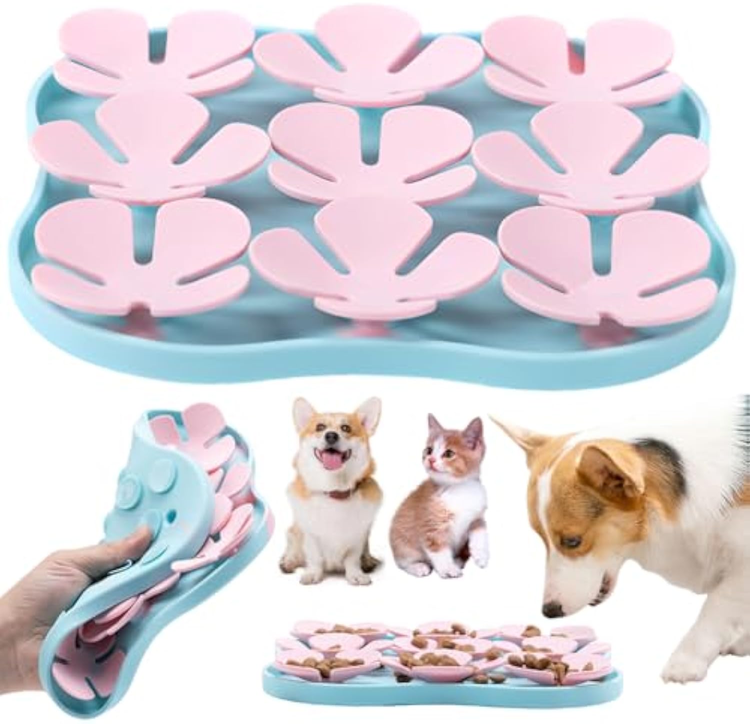 Pet Lick Mat with Suction Cup – Anxiety Relief & Slow Feeder